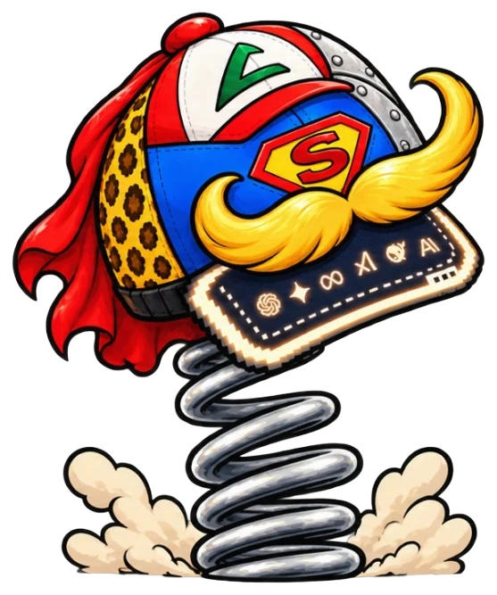 The Meta Cap bouncing on a spring